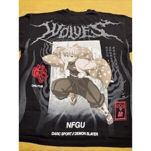 Darc Sport Zenitsu Premium Black T-Shirt Size Large Net